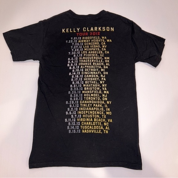 Kelly Clarkson 2012‎ Kelly Clarkson Tour T-Shirt - EUC - Size Small - Picture 2 of 5